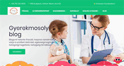 Desktop Screenshot of gyerekmosoly.hu